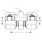 World Wide Fittings Flareless Large Hex Union Stainless Steel C2403LHX04X04SS - alternate 2